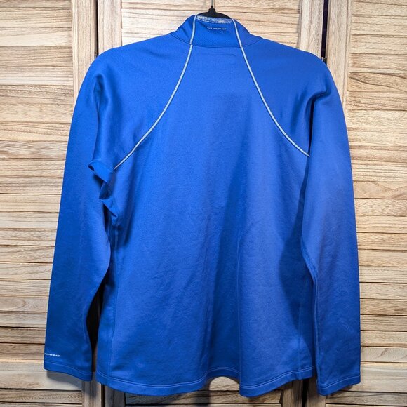 Columbia Omni-Heat Royal Blue Half-Zip Pullover Size XL - Picture 10 of 11